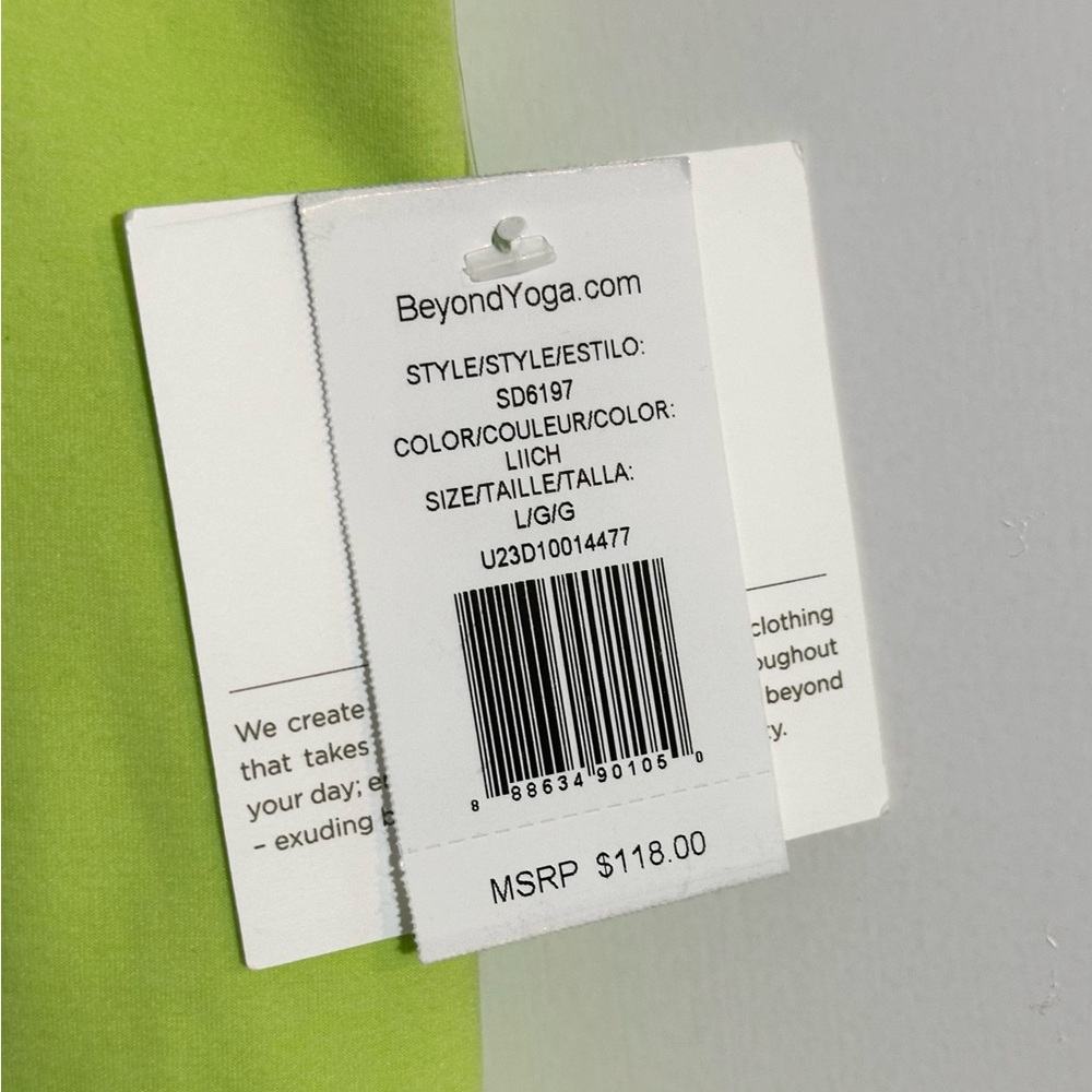 Beyond Yoga Green Sleeveless Mini Dress - Picture 4 of 9